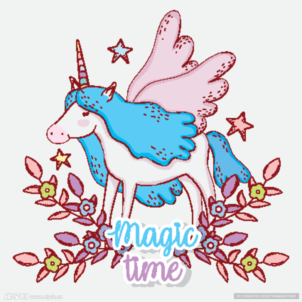 卡通独角兽