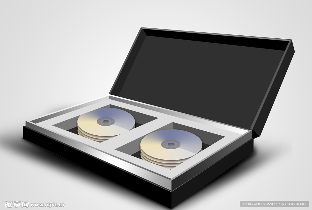 光盘盒 光盘盒打开效果图