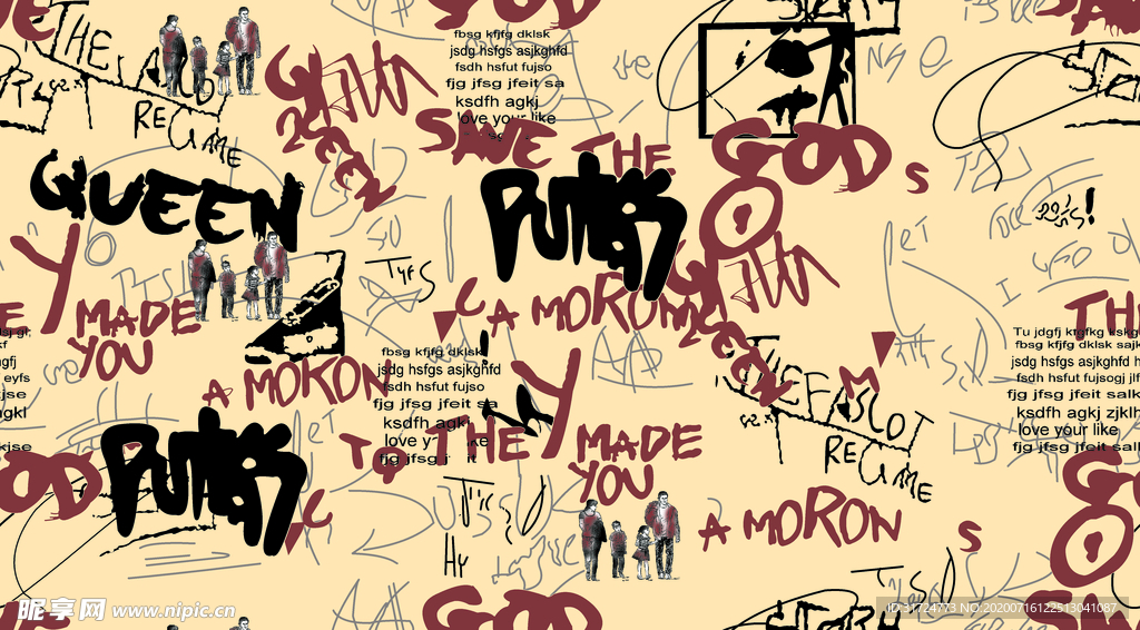 大牌 数码印花 男装女装