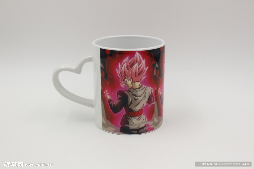 心形把手 变色马克杯 变色 马