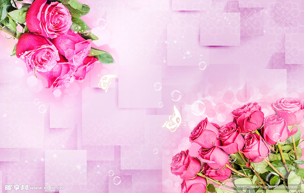 玫瑰背景