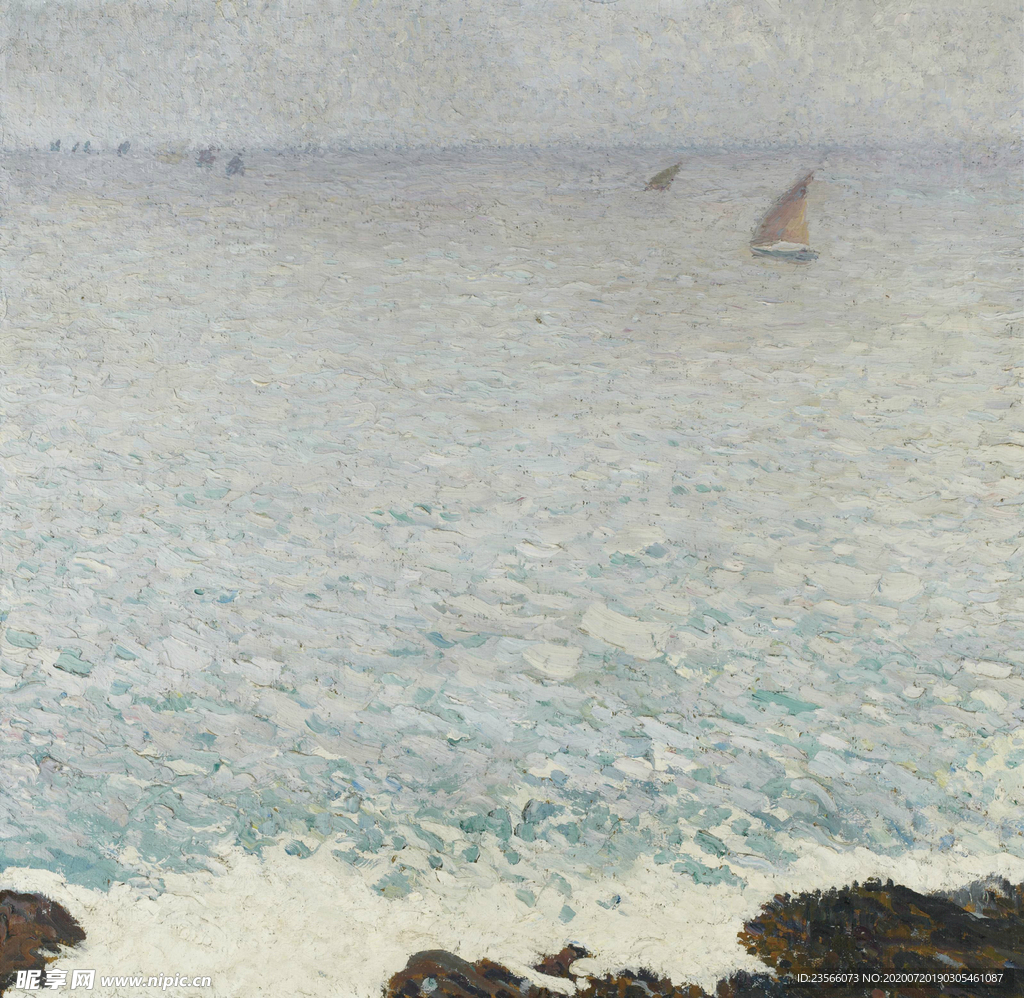 印象派田园风景油画