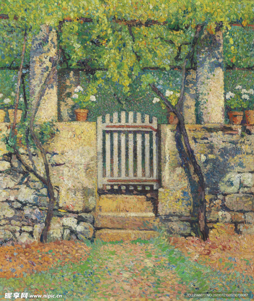 田园风景古典油画