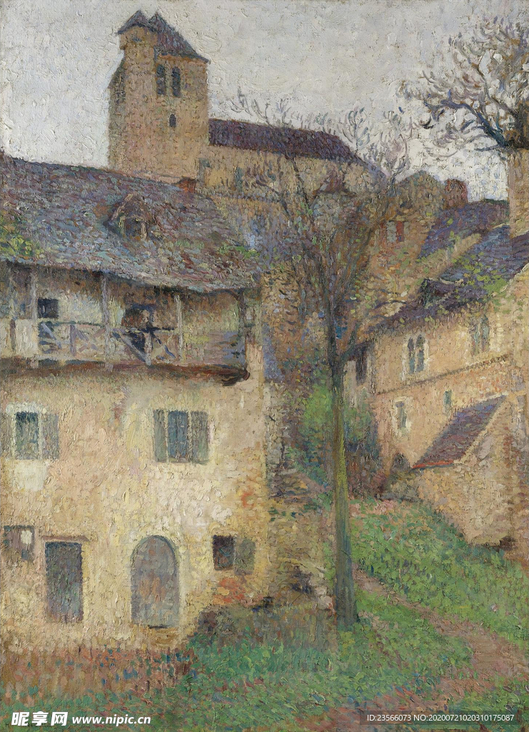 田园风景古典油画