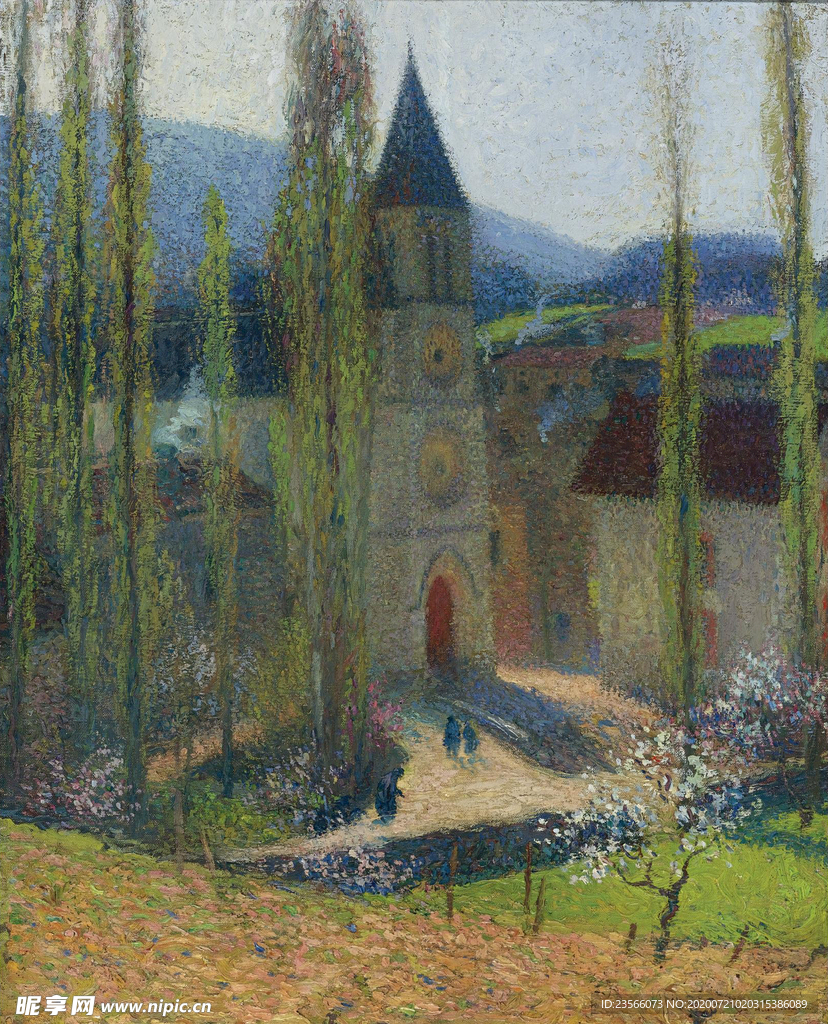 田园风景古典油画