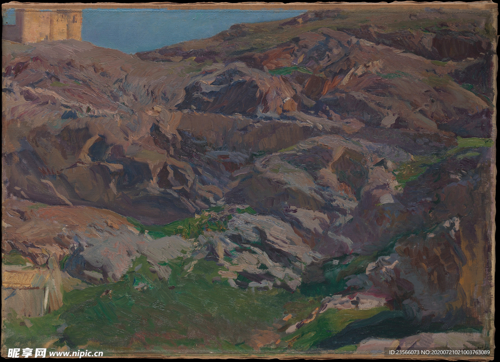 田园风景古典油画