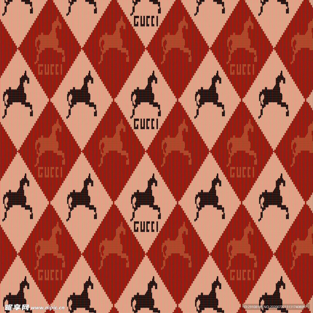 大牌花型 大牌底纹 古驰