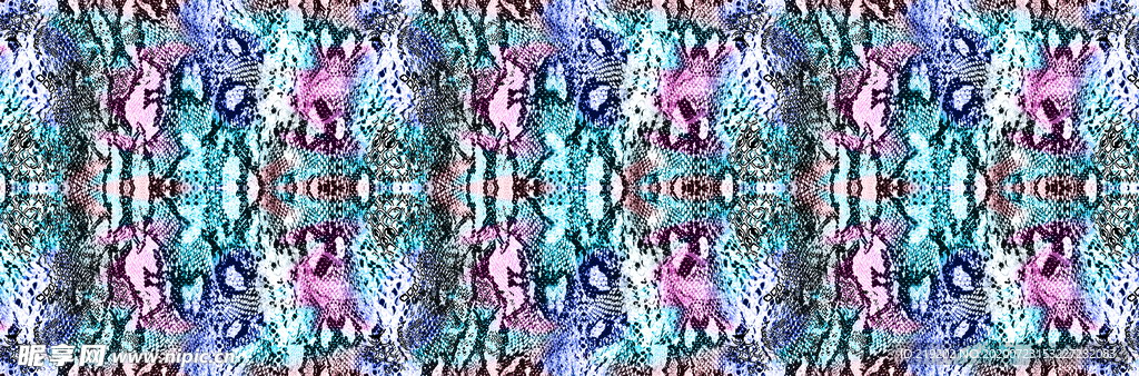 彩色蛇纹