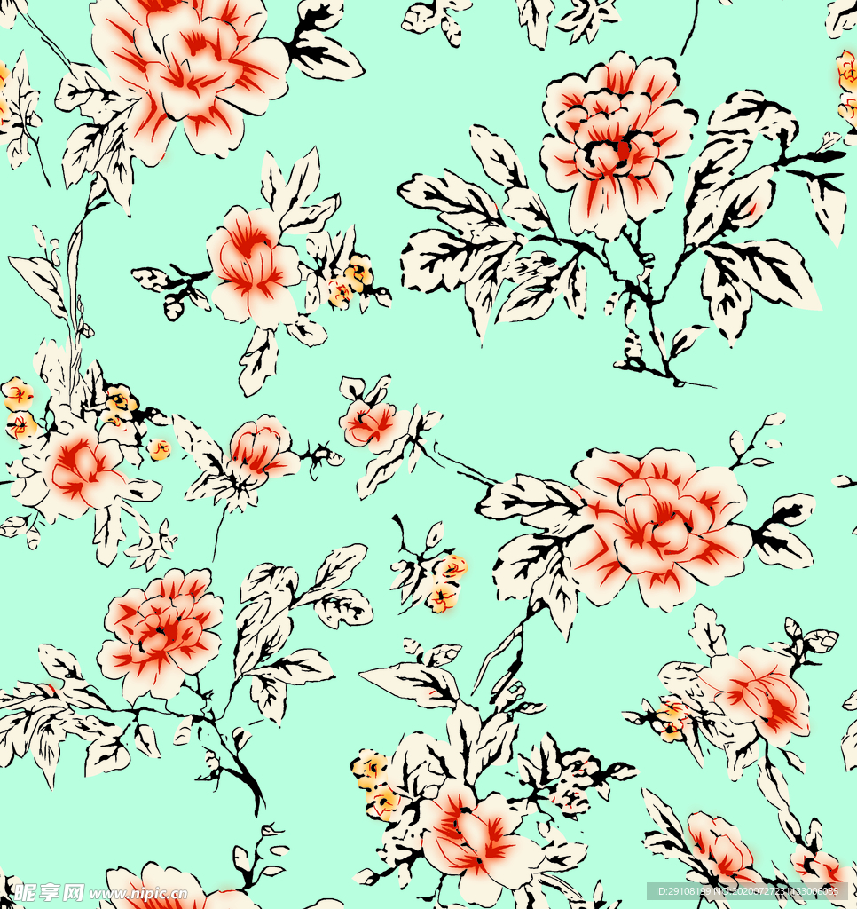 花卉 小碎花 手绘花