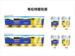 金色涂料包装效果图设计
