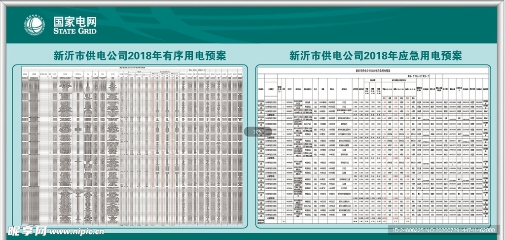 国家电网应急预案表格