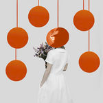 新中式人物美女模特装饰画