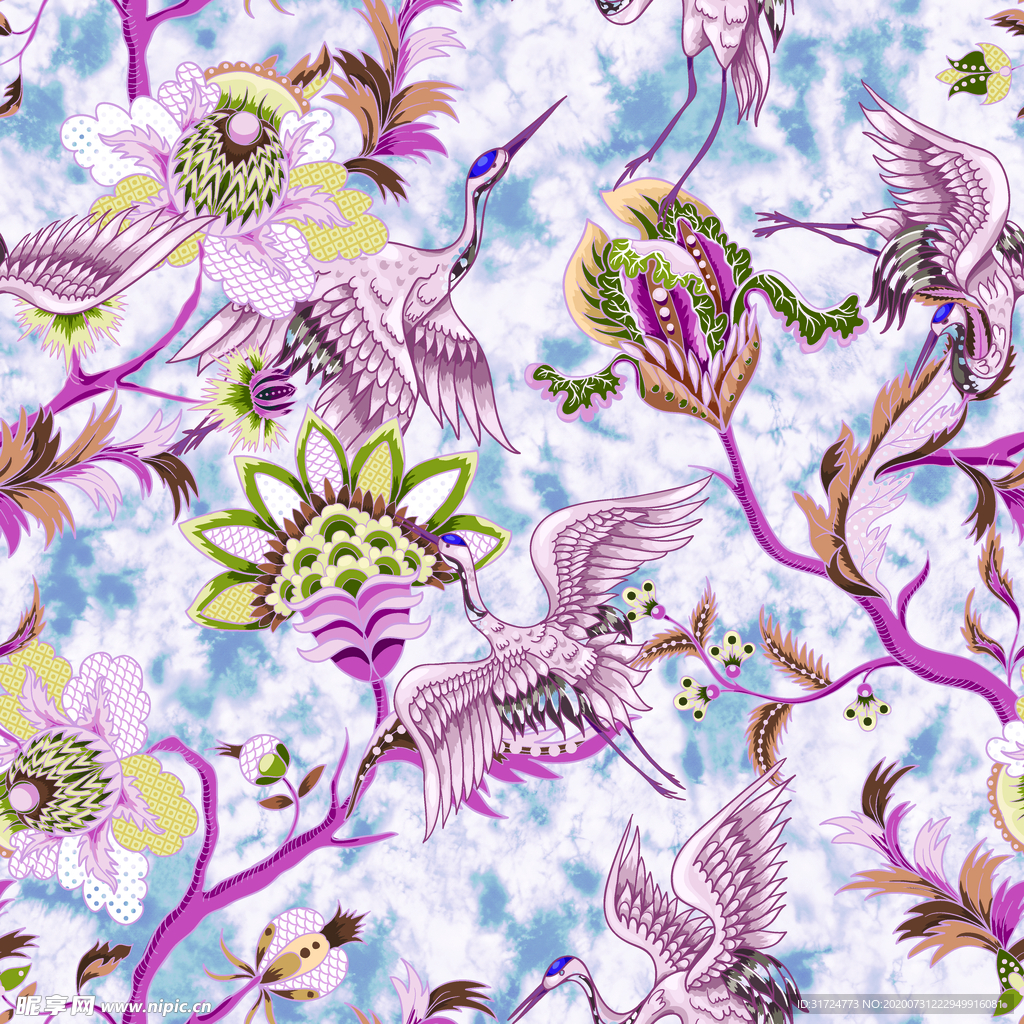 大牌 复古 数码印花 男装女装