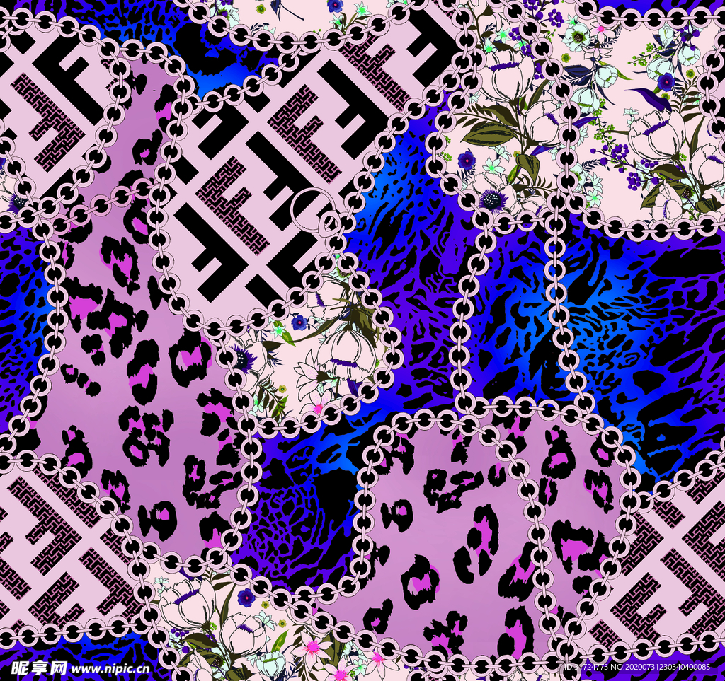 大牌 复古 数码印花 男装女装