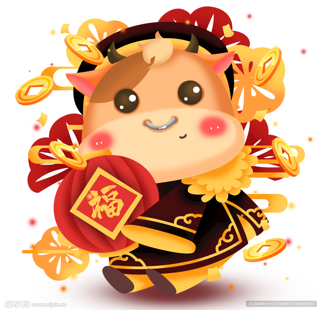 2021 金牛送福 牛年