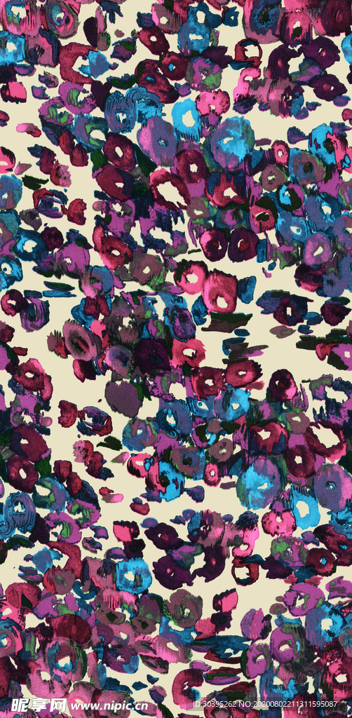 服装 叶子 花朵 白花 循环花