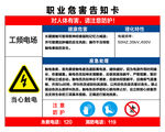 职业危险告知卡