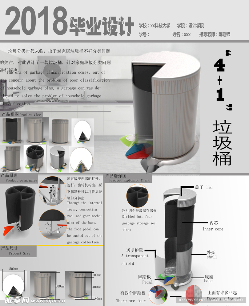 毕业设计展板模板