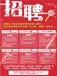 招聘海报 喜庆