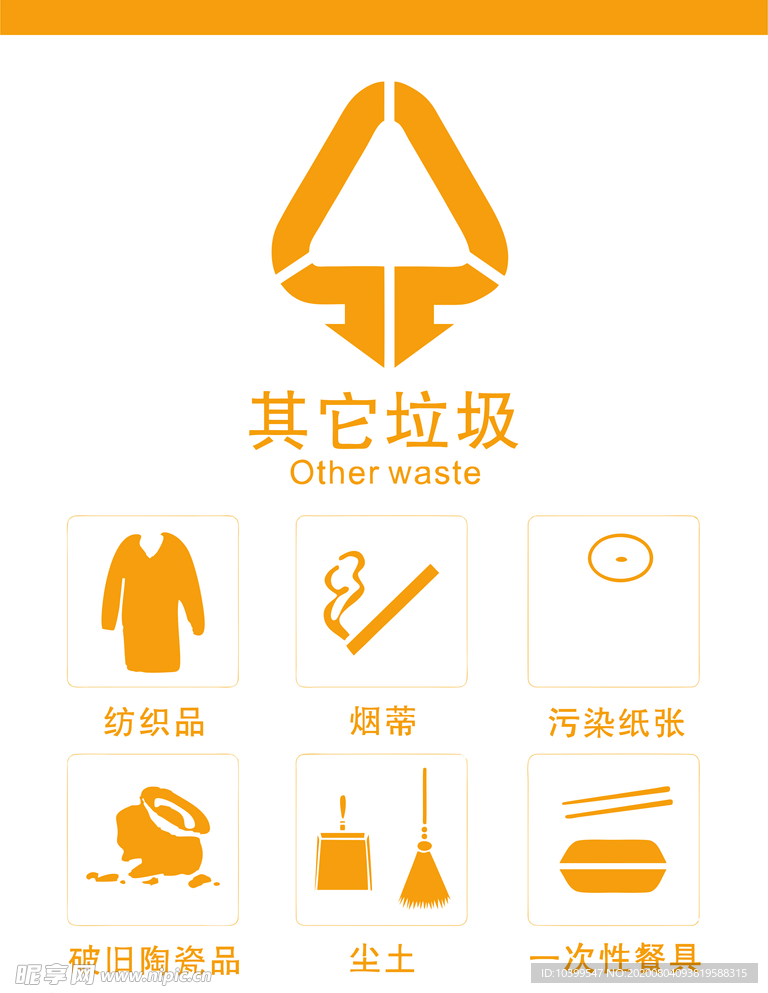 垃圾标识  垃圾分类
