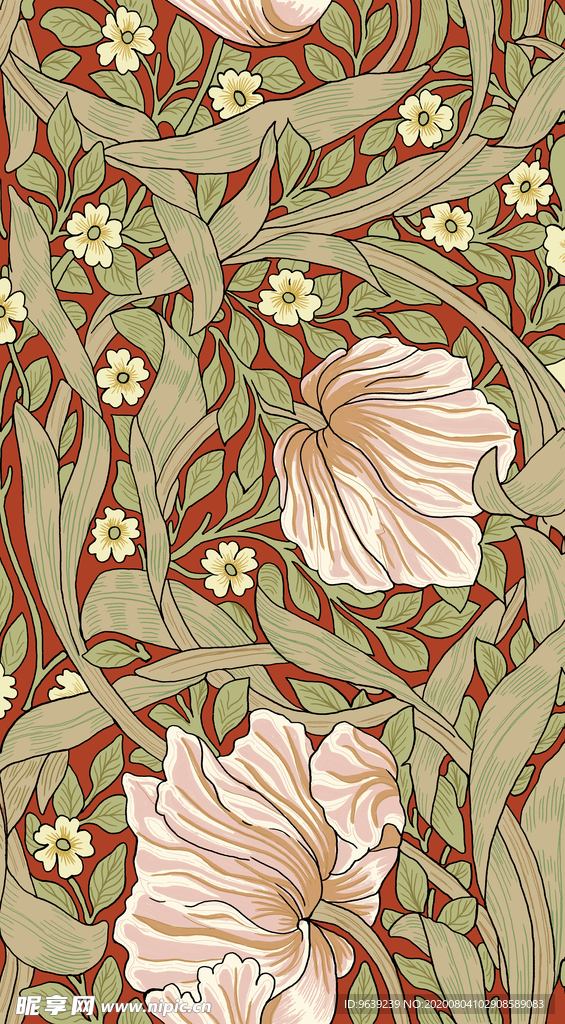 花草印花 欧式花草