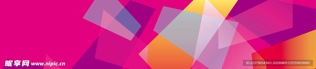 不规则创意色块拼接画