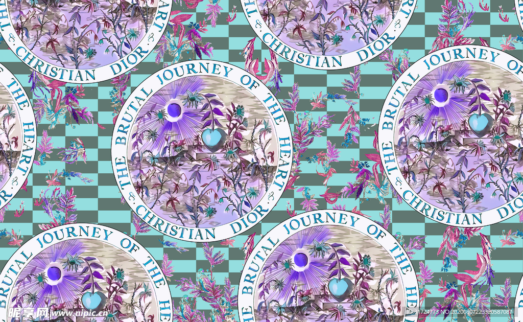 大牌 复古 数码印花 男装女装