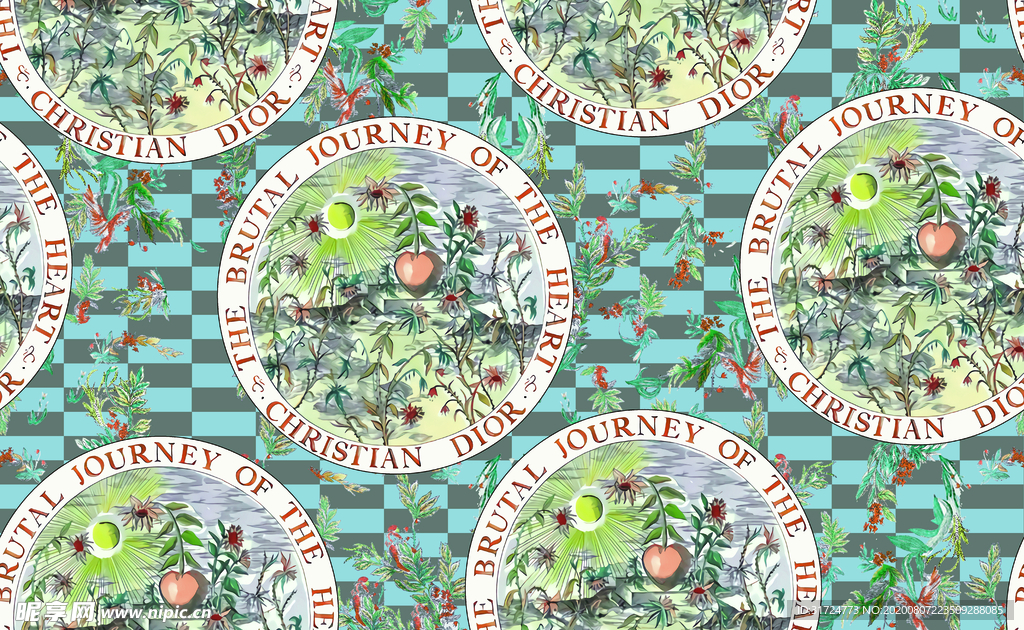 大牌 复古 数码印花 男装女装