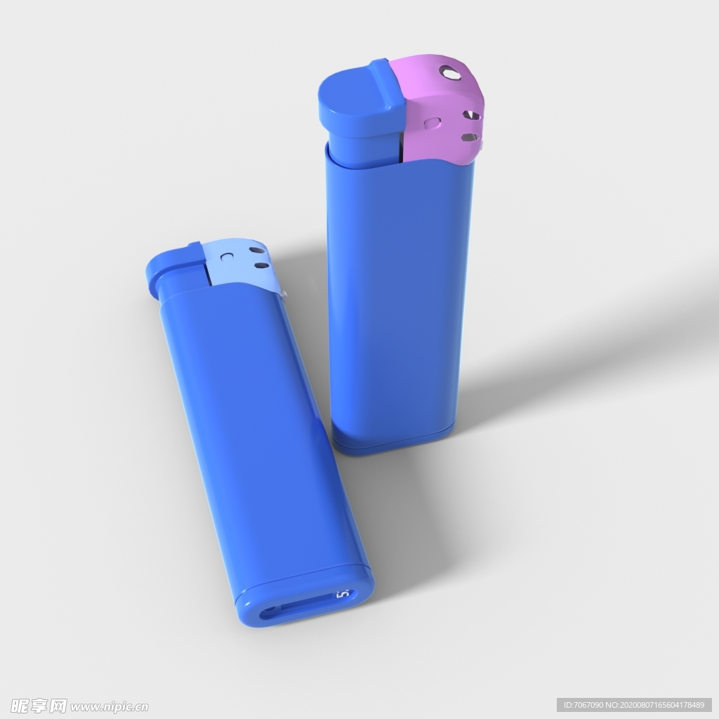 打火机 蓝色 火机