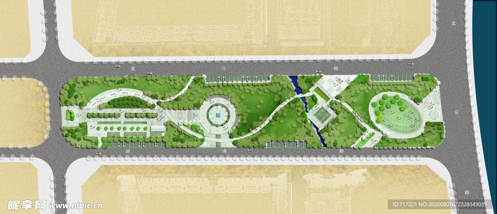 圆林景观PS代做