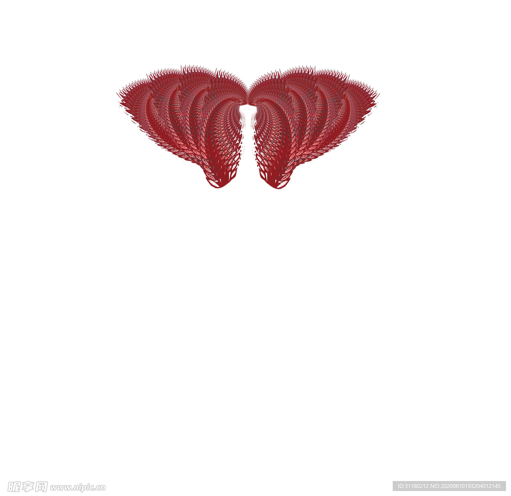 旋转 图案 红色 花纹 设计