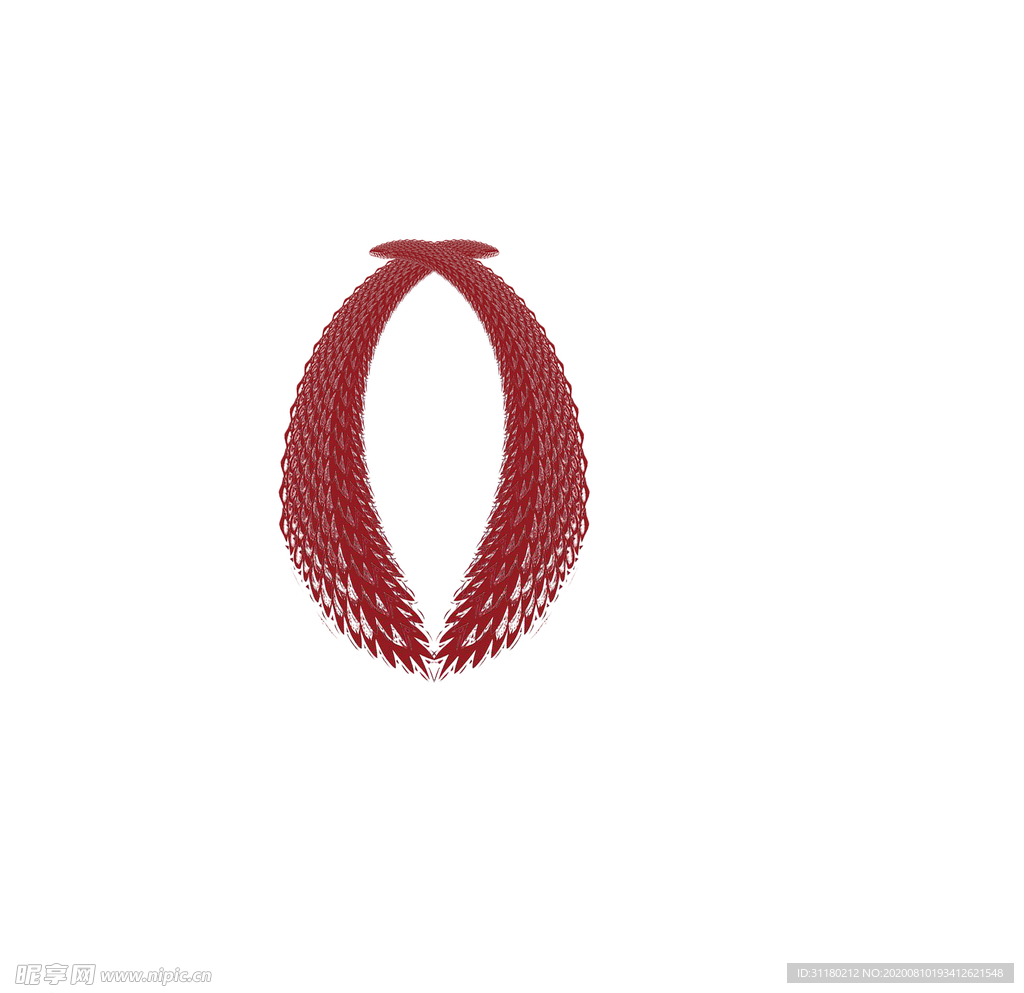 旋转 图案 红色 花纹 设计