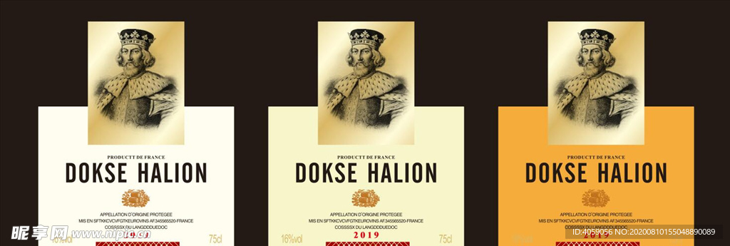 酒标设计 红酒标签设计