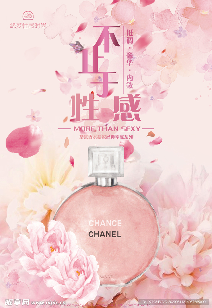 香水海报