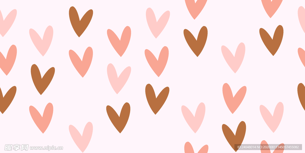 彩色 几何 心 大牌 数码印花