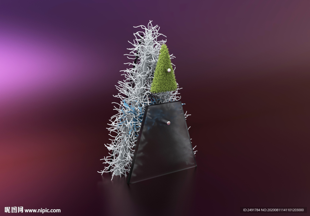 创意C4D英文字母