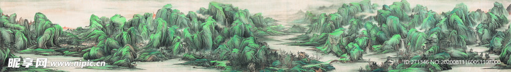 董希源 青绿山水