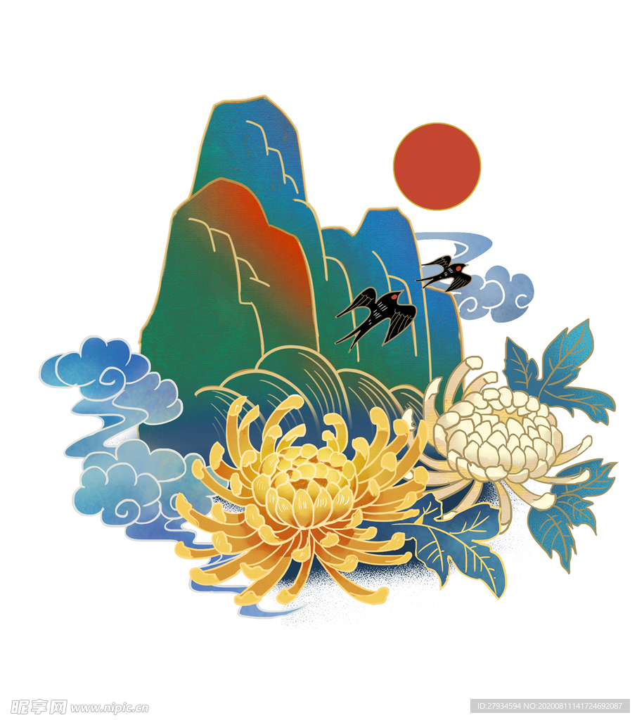 png中国风元素免抠高清图片