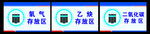 氧气 乙炔 二氧化碳存放区