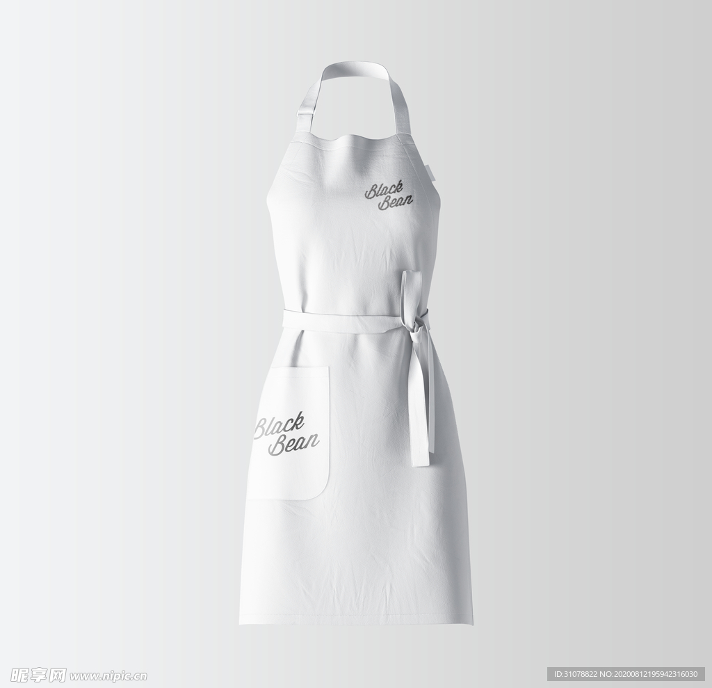围裙样机效果图