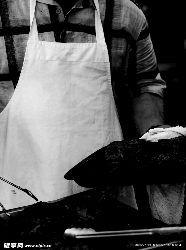 围裙样机效果图