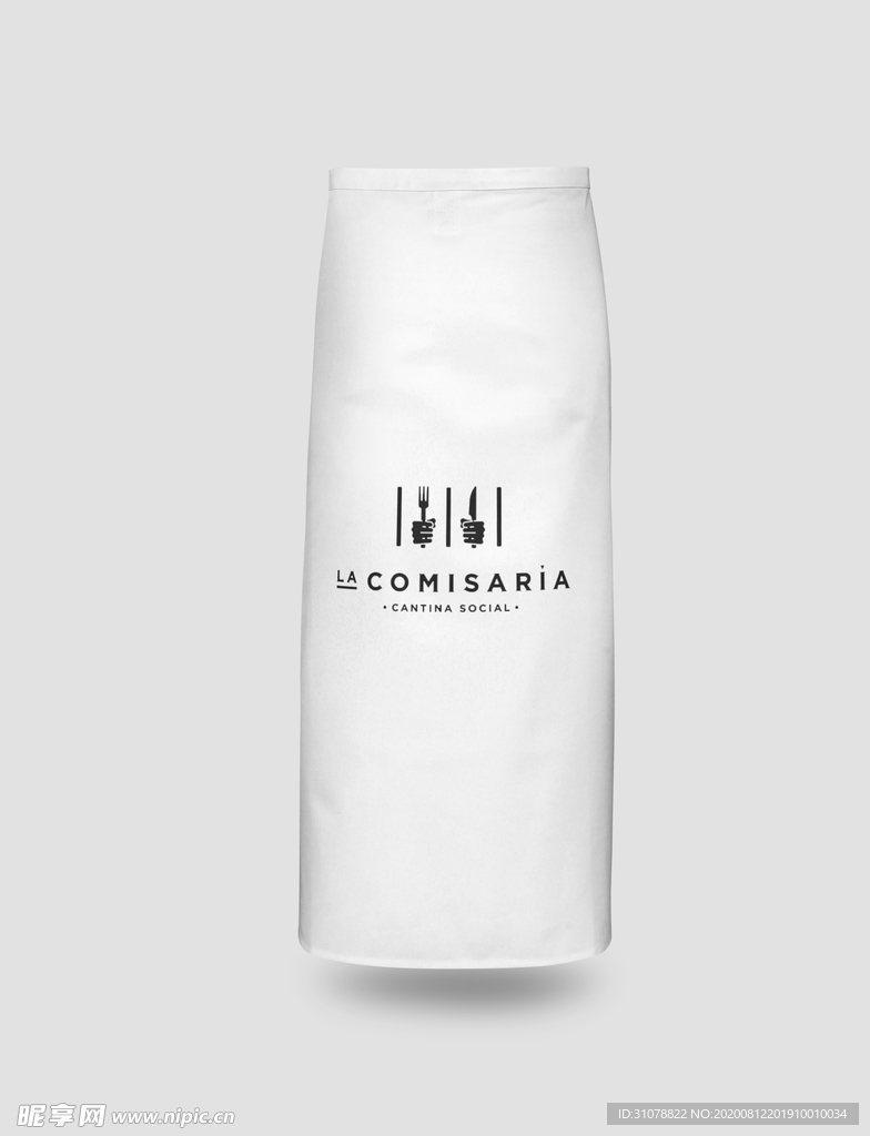 围裙样机效果图