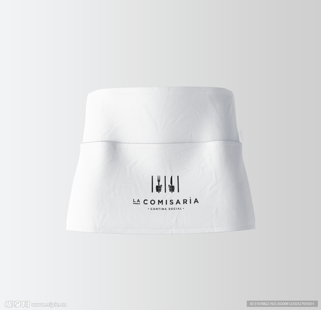 围裙样机效果图