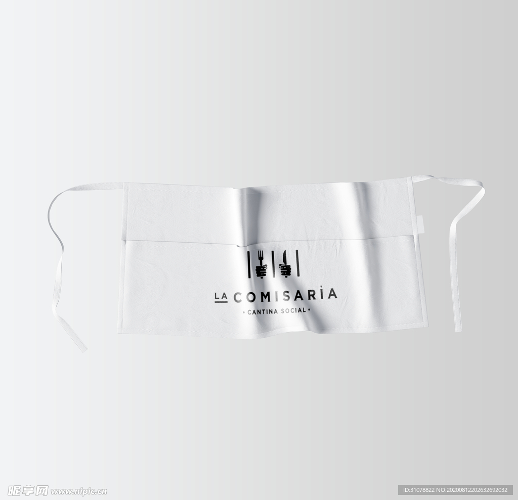 围裙样机效果图