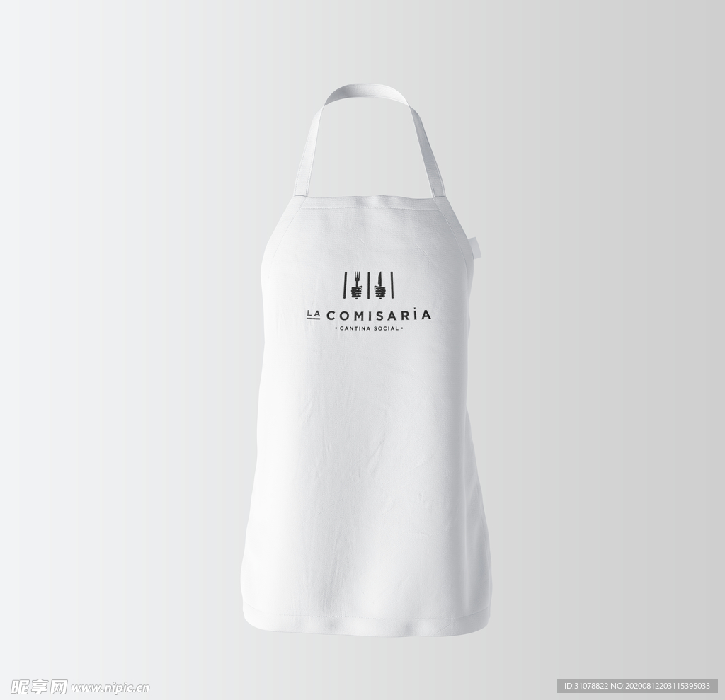 围裙样机效果图