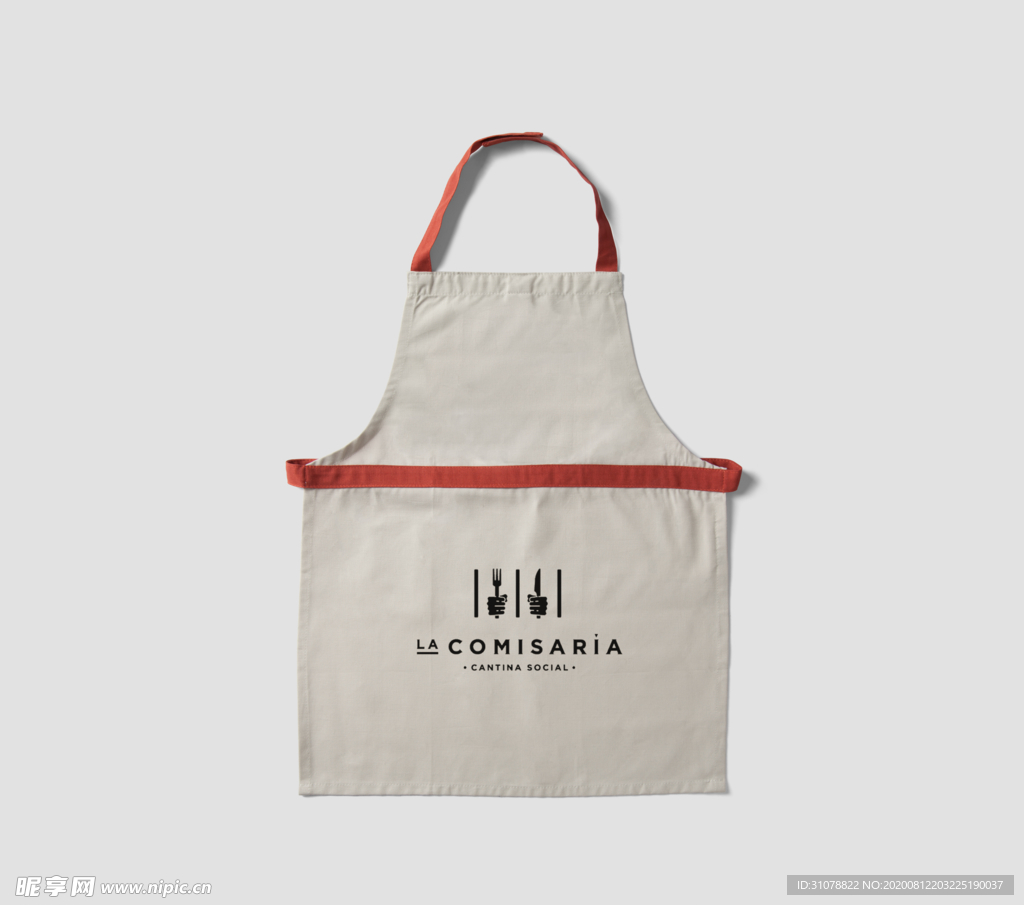 围裙样机效果图