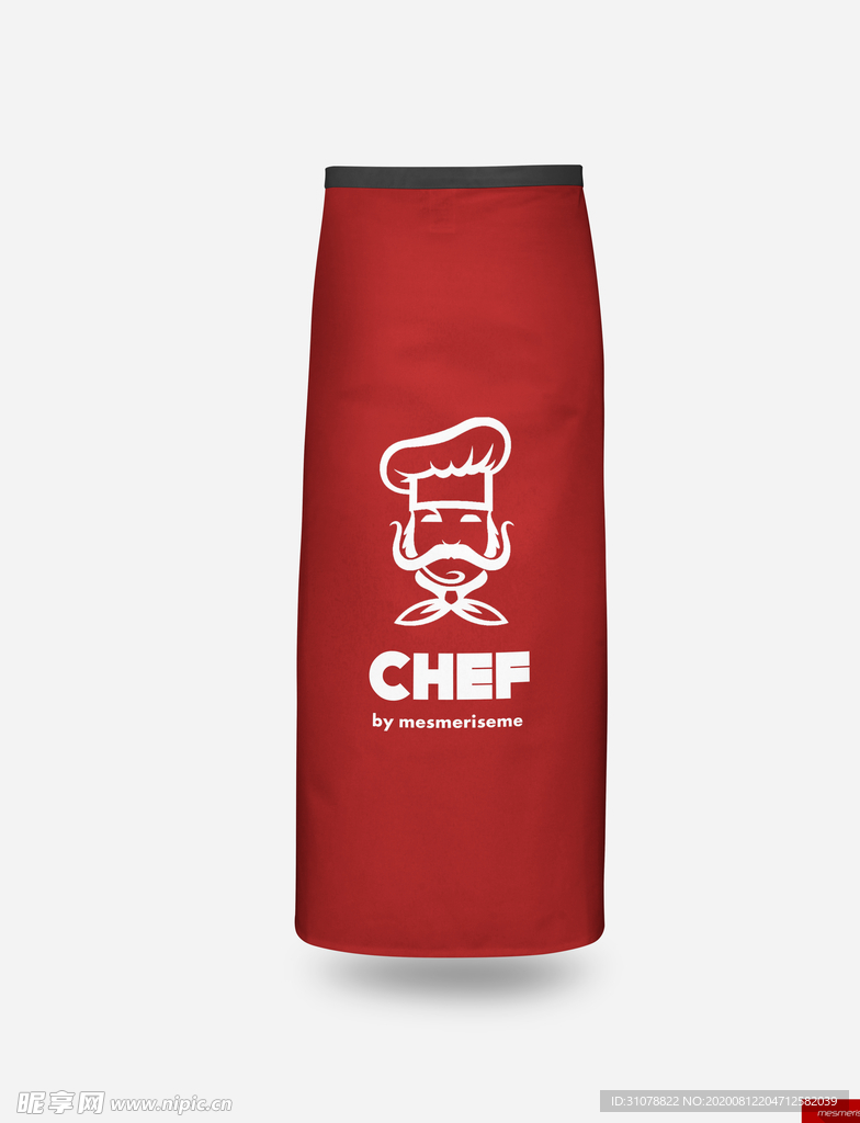 围裙样机效果图