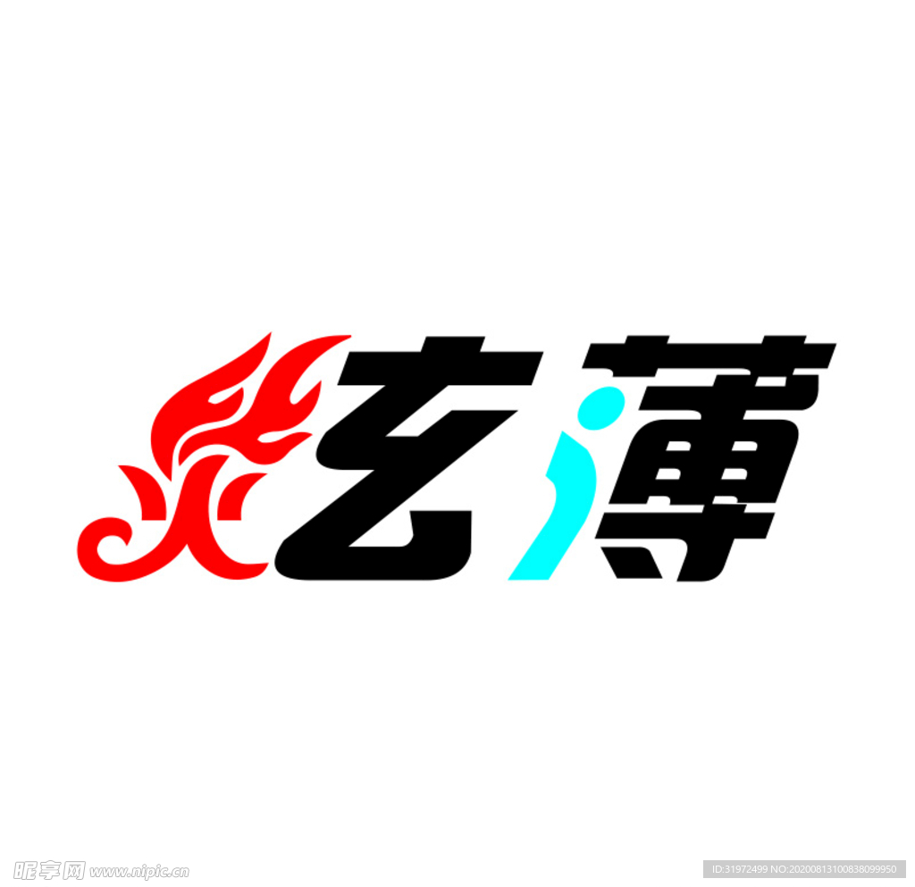 炫薄logo简易设计