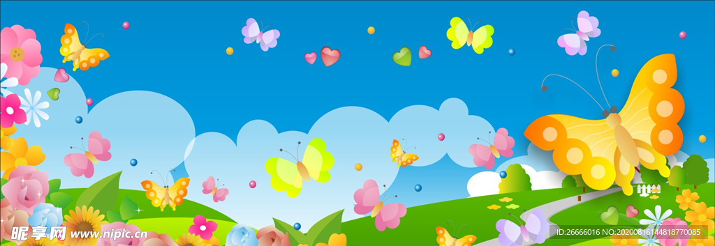 底色 情人节素材 幼儿园素材