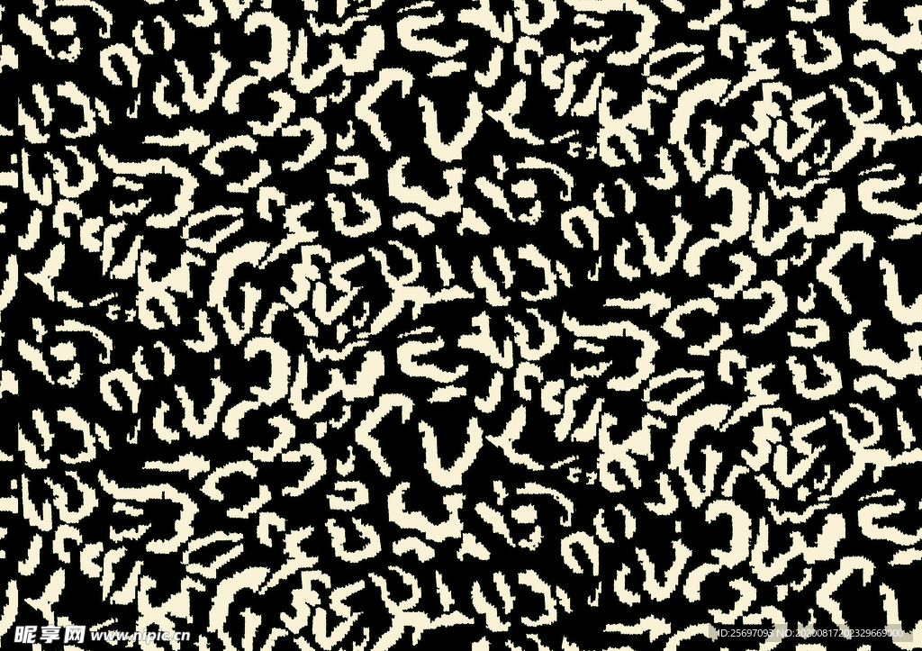 矢量底纹 豹纹